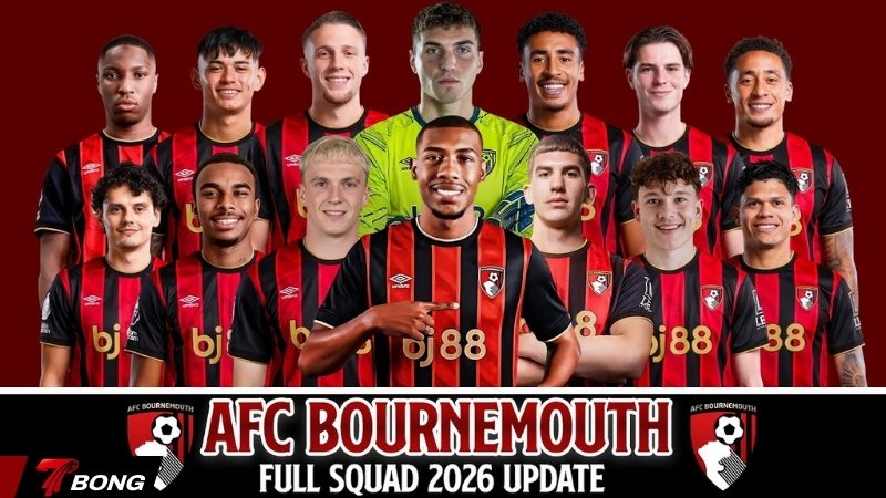 Đội hình của Bournemouth mùa giải hiện tại